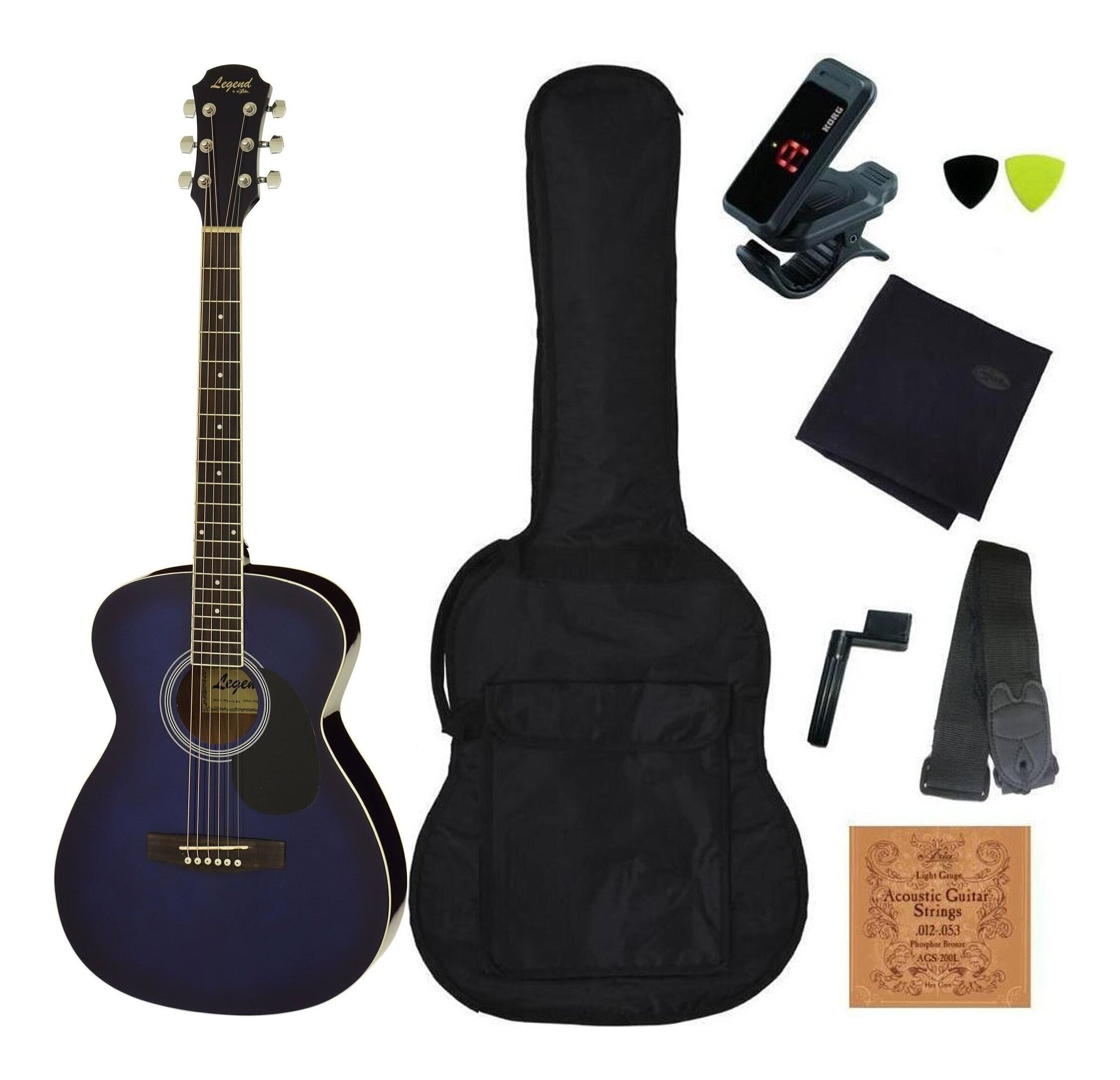 【送料込】Legend FG-15/BLS 定番8点セット ARIA アリアファミリー・ブランド/初心者おすすめ入門セット
