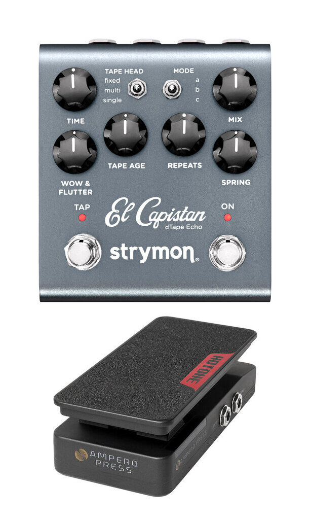 【送料込】Strymon ストライモン El Capistan V2+Ampero Press 25k エコー /エクスプレッションペダル付