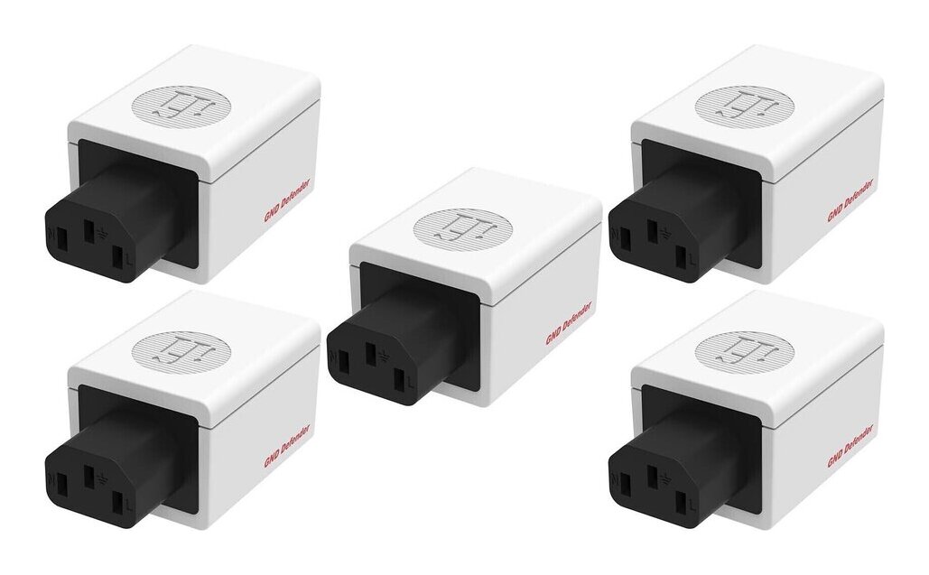 【送料込】iFi Audio GND Defender 5個バンドルセット インレット挿込型 アース切断アイテム トランスからのハムノイズ除去【ポイント5倍】