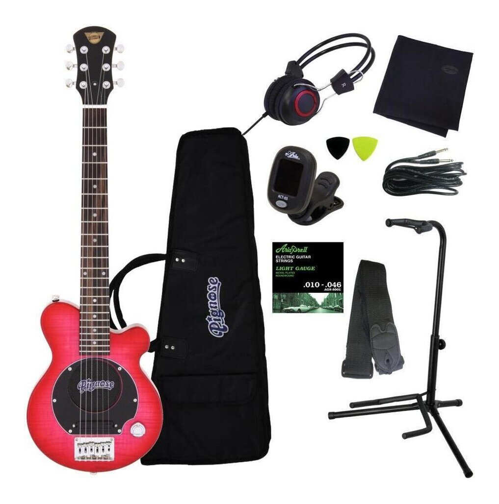 Pignose アンプ内蔵 ミニエレキギター PGG-200FM SR PGG-200FM SR | Pignose Guitar | Products | ARIA 荒井貿易株式