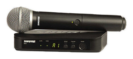 【送料込】SHURE BLX24J/PG58-JB ハンドヘルド型 ワイヤレスシステム BLX24/PG58