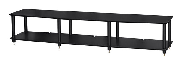 【貨物輸送込】Sound Magic AV200BB 黒いこと棚板/黒いこと突っ支い棒 Design Edition オーディオ仕合わせ【通貨価値取り替えっこ不可】