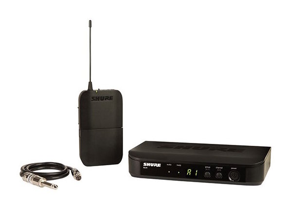 【送料込】SHURE BLX14J-JB ボディパック型 ギター用 ワイヤレスシステム BLX14