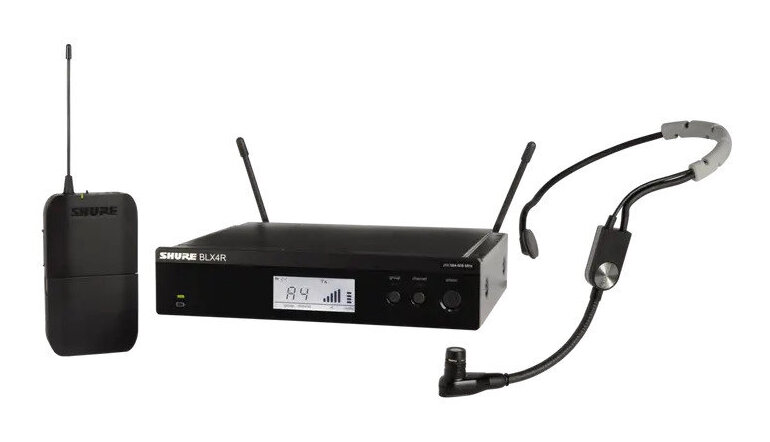 【送料込】SHURE BLX14RJ/SM35-JB ラックマウント ヘッドセット ワイヤレスシステム BLX14R/SM35