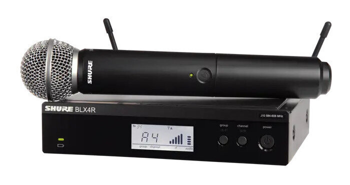 【送料込】SHURE BLX24RJ/SM58-JB ラックマウント ハンドヘルド型 ワイヤレスシステム BLX24R/SM58 47,190円