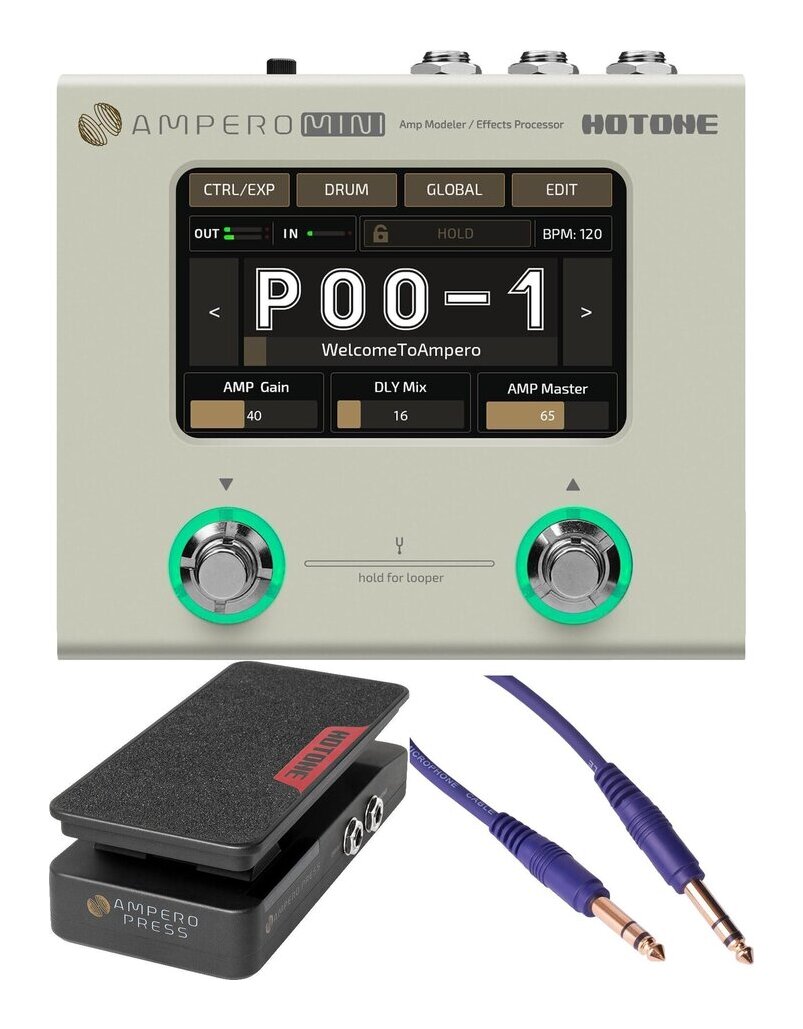 HOTONE Ampero Mini マルチエフェクター HOTONE 【展示処分特価】 Ampero Mini（ホットトーン）マルチ