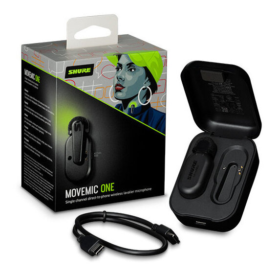 【送料込】SHURE MV-ONE-J-Z6 MoveMic One クリップオン・ワイヤレス マイクロホン