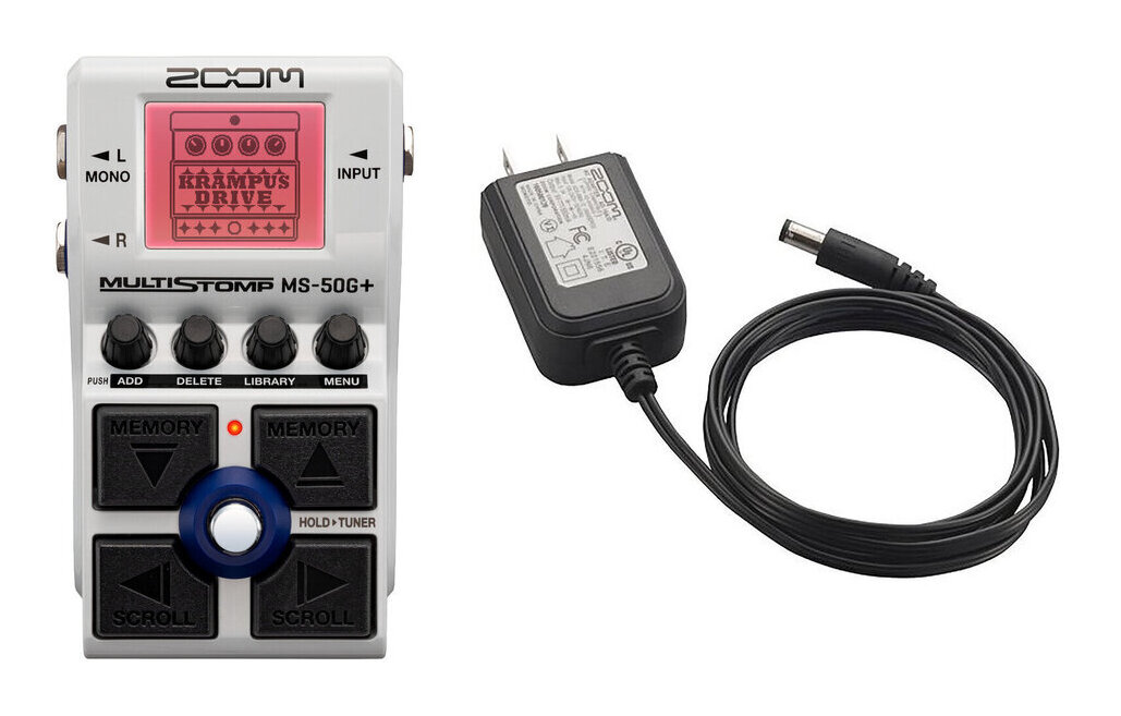 ZOOM MS-50G+ マルチエフェクター、ケーブル ズーム(楽器) ZOOM MS-50G+ + Rolandケーブル マークスクロス