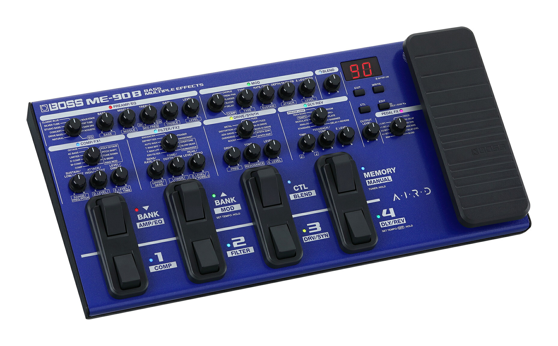 【送料込】BOSS ME-90B ベース用マルチ・エフェクター【ポイント10倍】｜愛曲楽器バーゲンセンター