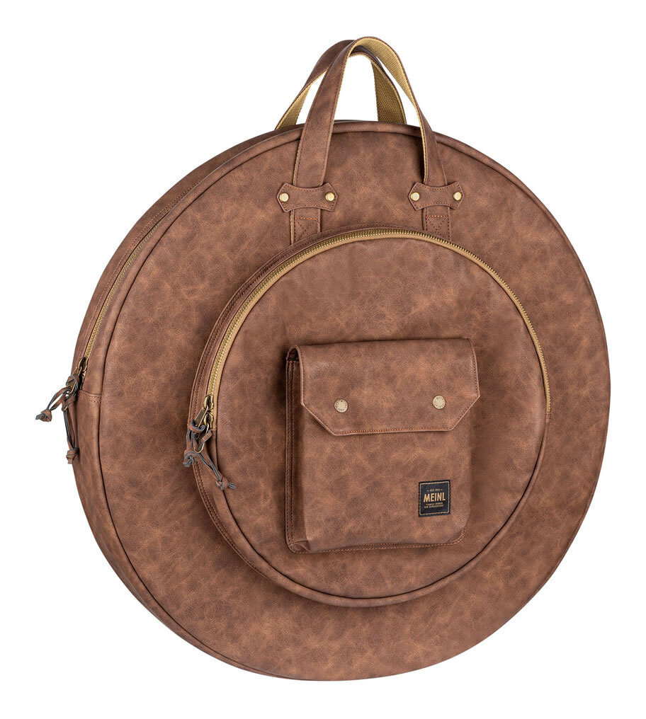 【送料込】MEINL MVHC22LB Light Brown 22インチ シンバル収納可能 高耐久性レザー調外装 コットン・キャンバス内装 シンバルケース シンバルバッグ｜愛曲楽器バーゲンセンター