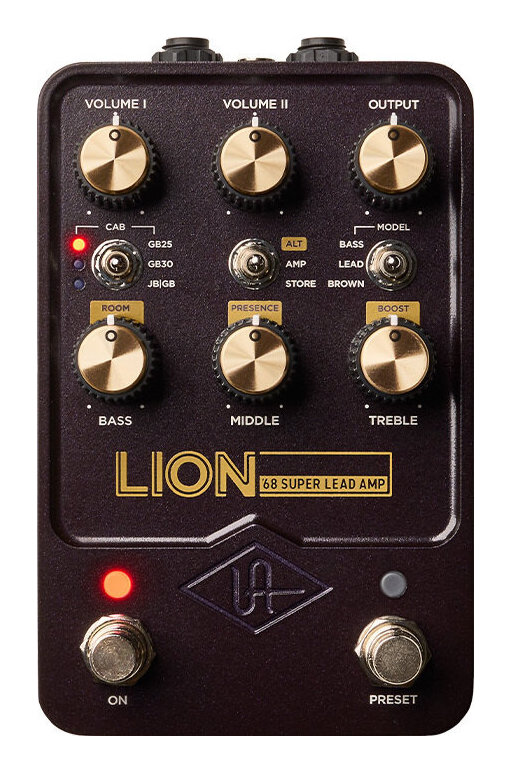 UAFX LION 美品 UNIVERSAL AUDIO UAFX Lion '68 Super Lead Amp コンパクト
