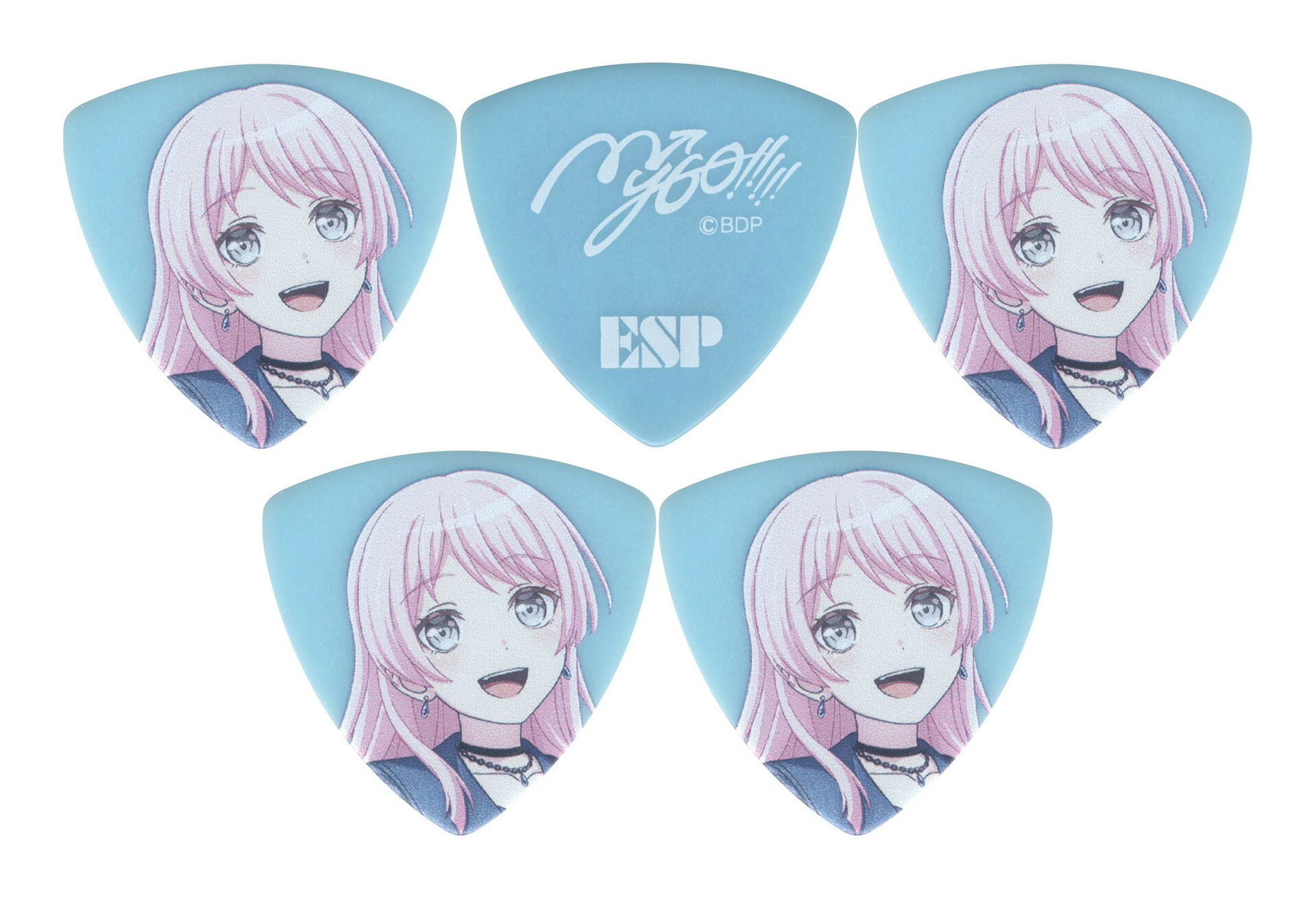 MyGO!!!!! ピック マイゴ ケース付き live ライブ おにぎり型 MyGO!!!!! キャラクターピック 発売 | ESP GUITARS