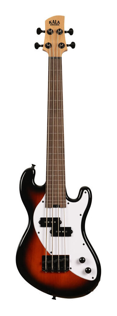 【送料込】KALA UBASS-SB-TB-FL Sunburst ソリッドボディ フレットレス U-BASS/ギグバッグ付【ポイント5倍】