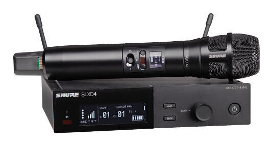 【送料込】SHURE SLXD24/N8CB-JB カーディオイド SLXD Nexadyne 8 ハンドヘルド型送受信機セット ワイヤレスシステム