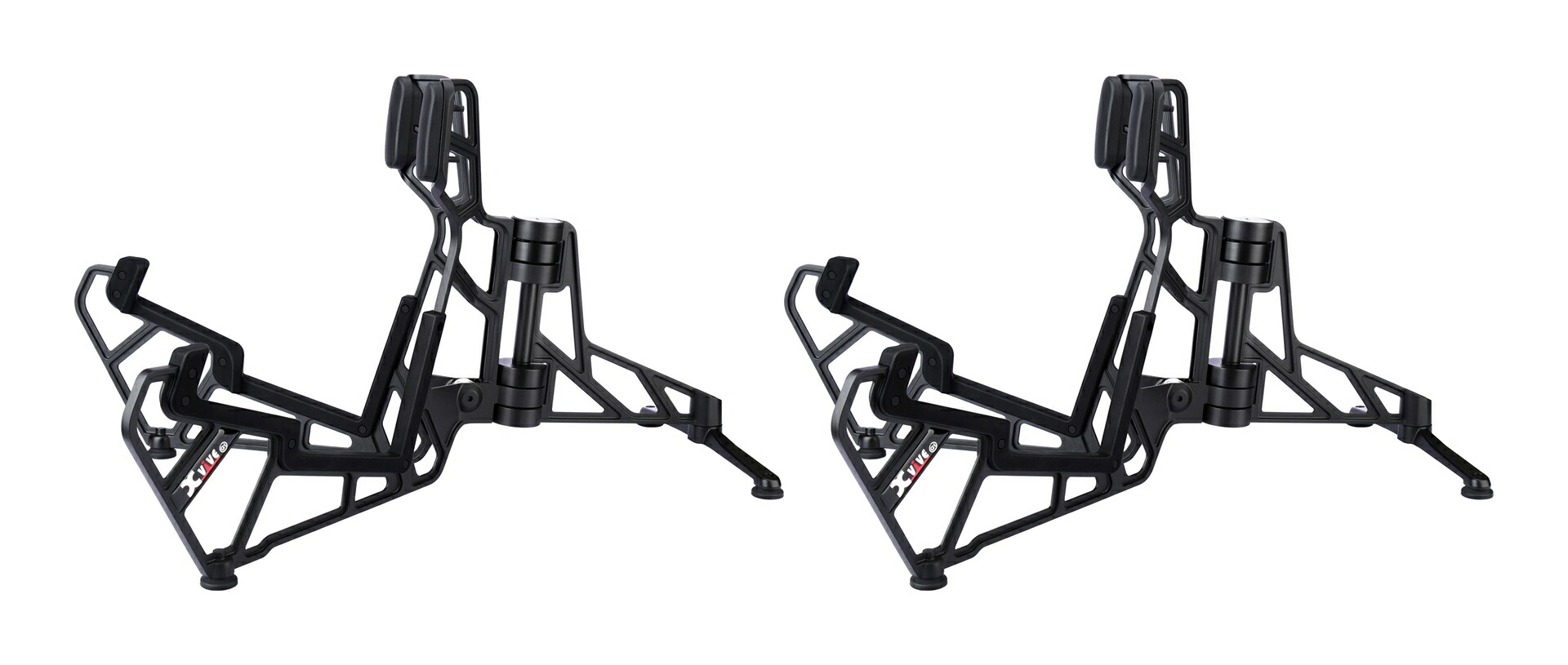 【送料込】Xvive XV-G1/2台セット エレキ アコギ ベース用 アルミニウム製 コンパクト 折り畳み ギタースタンド