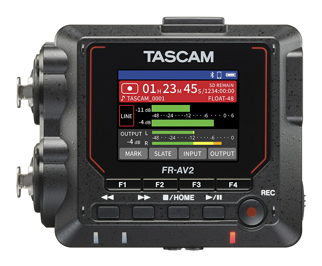 【貨物輸送込】TASCAM FR-AV2 32ビットアイスクリームソーダ相応う 2ch 携帯型 活動の領域リコーダー/タイムコードジェネレーター