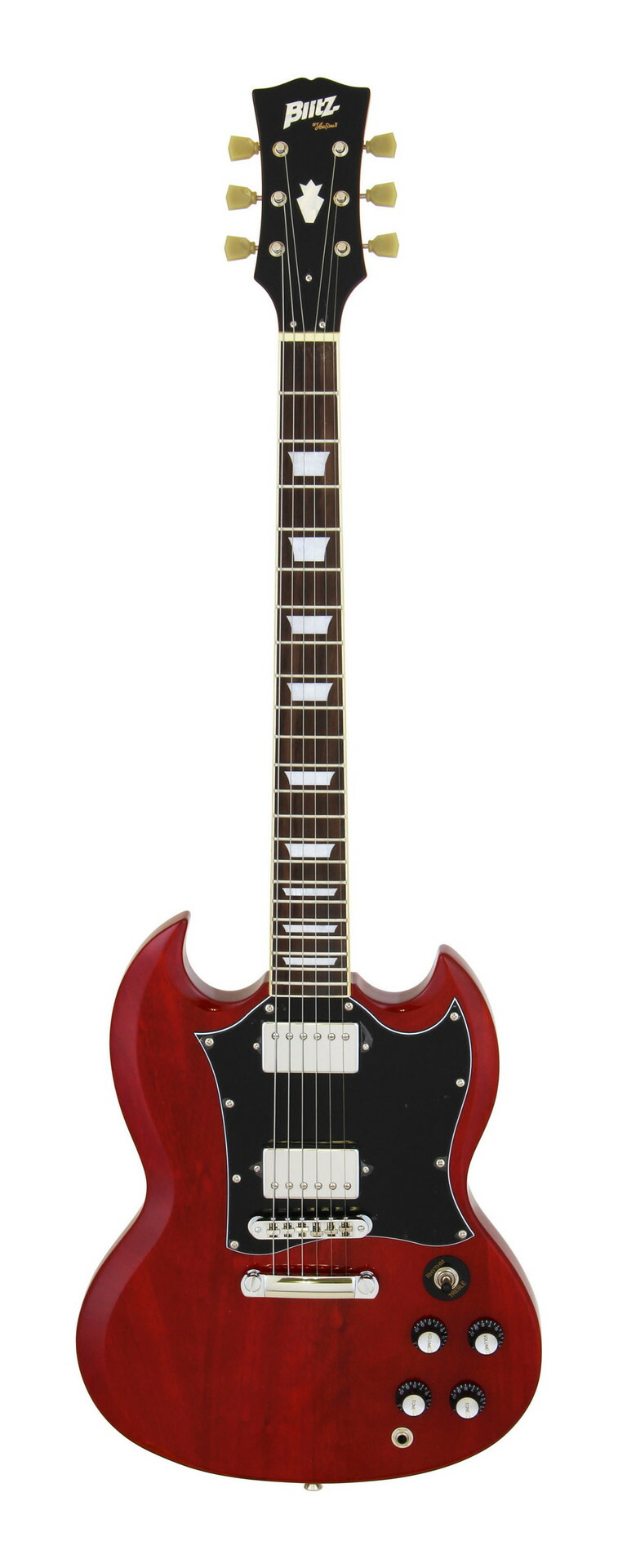 Blitz ブリッツ SG WR ワインレッド BSG-STD ジャンク 楽天市場】BLITZ/BSG-STD W/ ブリッツ エレキギター SGタイプ ワイン