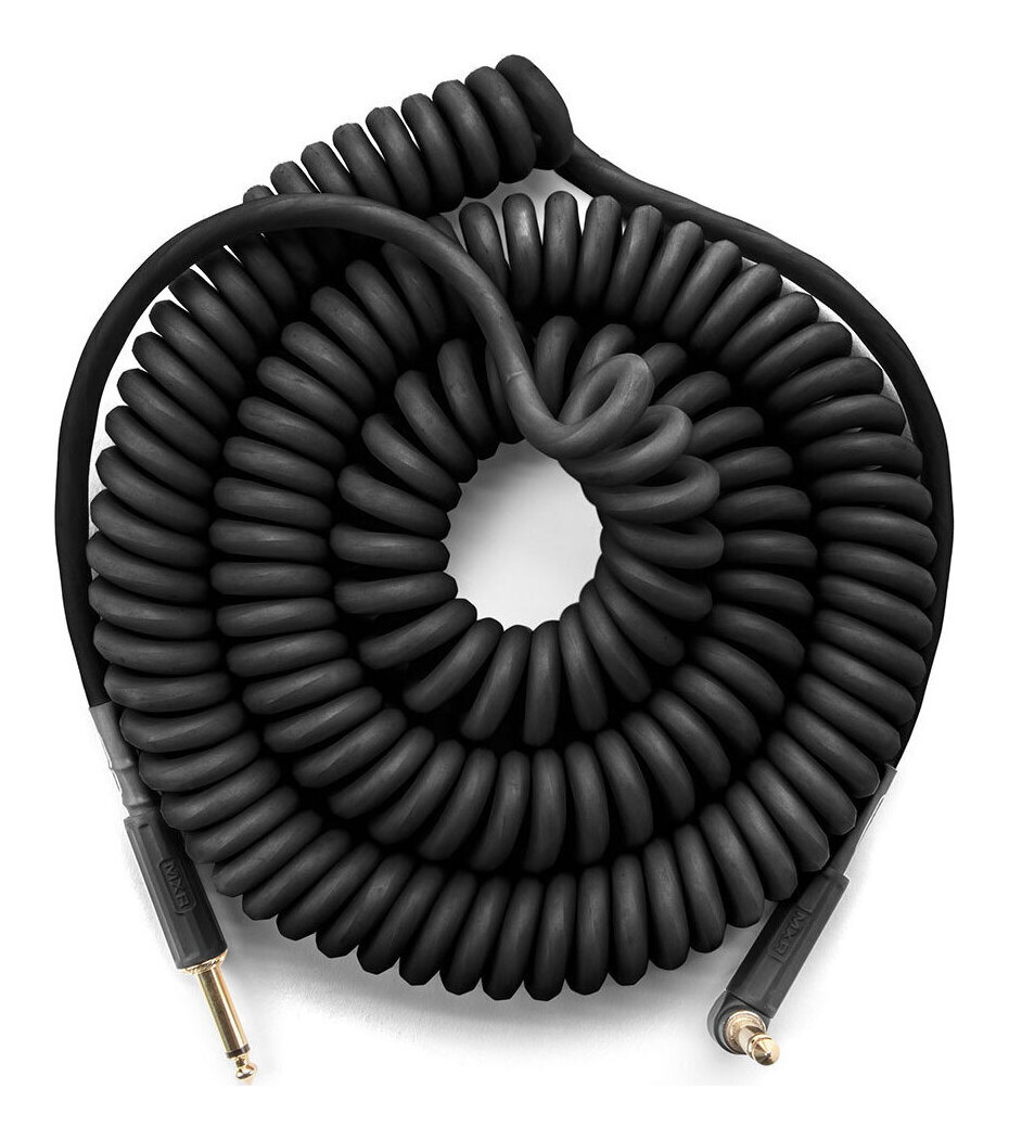 【送料込】Dunlop DCICB30R カールコード ブラック 最長9m MXR 30FT COIL CABLE BLACK