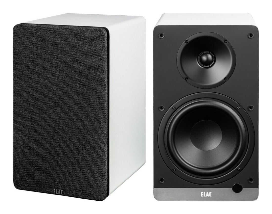 【貨物輸送込】ELAC Debut ConneX DCB61 White(西洋ナシ) 能動的・金棒引き スピーカー-オーディオ