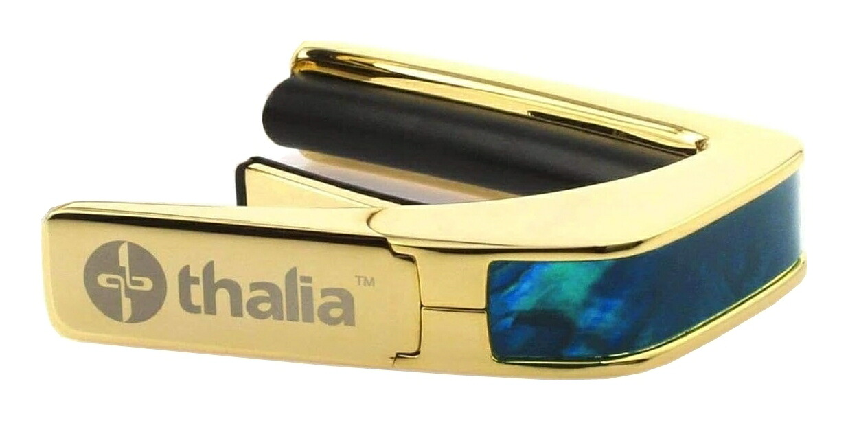 【送料込】Thalia Capos Teal Angel Wing/24K Gold タリア カポ Exotic Shellシリーズ ギター用 カポタスト