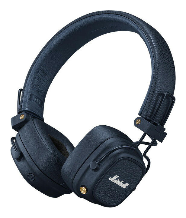 【送料込】Marshall Major V Midnight Blue (Major5) マーシャル オンイヤー ワイヤレス ヘッドホン ミッドナイトブルー/国内正規品【ポイント10倍】|愛曲楽器バーゲンセンター
