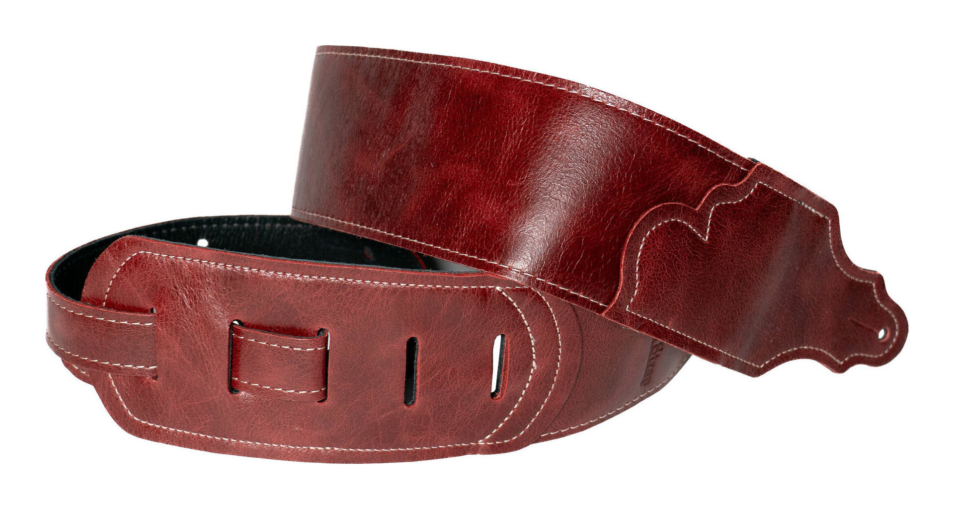 【送料込】Franklin FSW-JH-OX Oxblood 本革 ギターストラップ レザー ストラップ Jackson Hole Aged Leather Guitar Strap