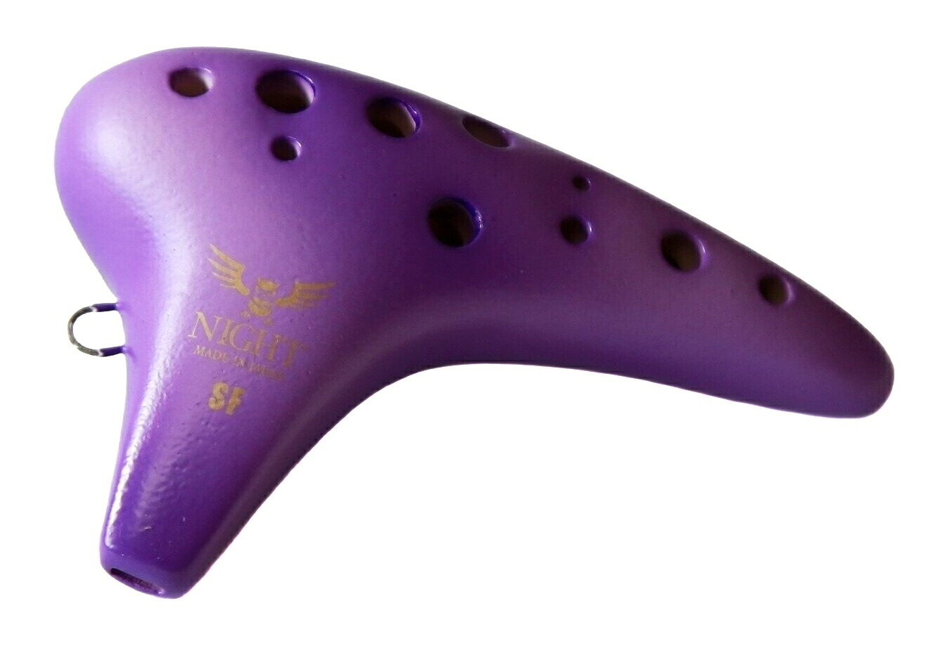 【送料込】【特典付】NIGHT OCARINA S-SFV 紫紺(パープル) ナイトオカリナ 調(shirabe) ソプラノF調|愛曲楽器バーゲンセンター