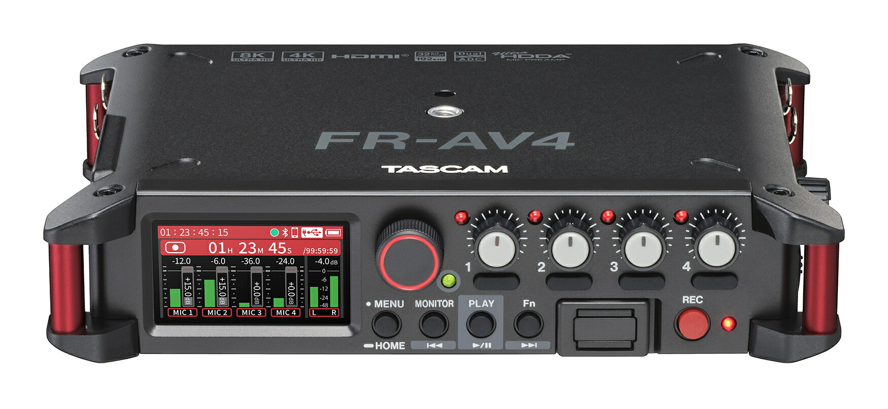 【貨物輸送込】TASCAM FR-AV4 タスカム 32ビットアイスクリームソーダ吹き込み HDMI Sync相応う 4ch活動の領域リコーダー/ミキサー/タイムコードジェネレーター【尖んがり10倍】