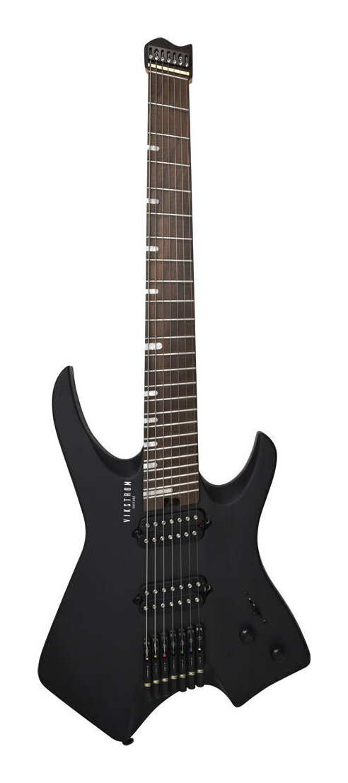 【送料込】VIKSTROM VSMH-270 TBK トランス ブラック ヘッドレスギター 7弦ギター エレキギター/アウトレット/ギグバッグ付