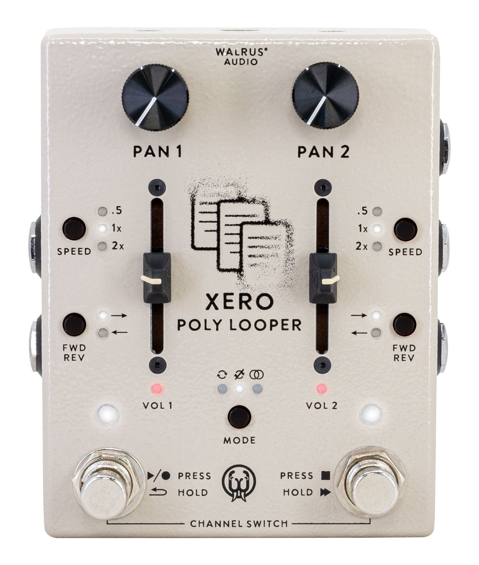 【送料込】WALRUS AUDIO WAL-XPL #C デュアルチャンネル ルーパー Xero Polylooper【ポイント5倍】