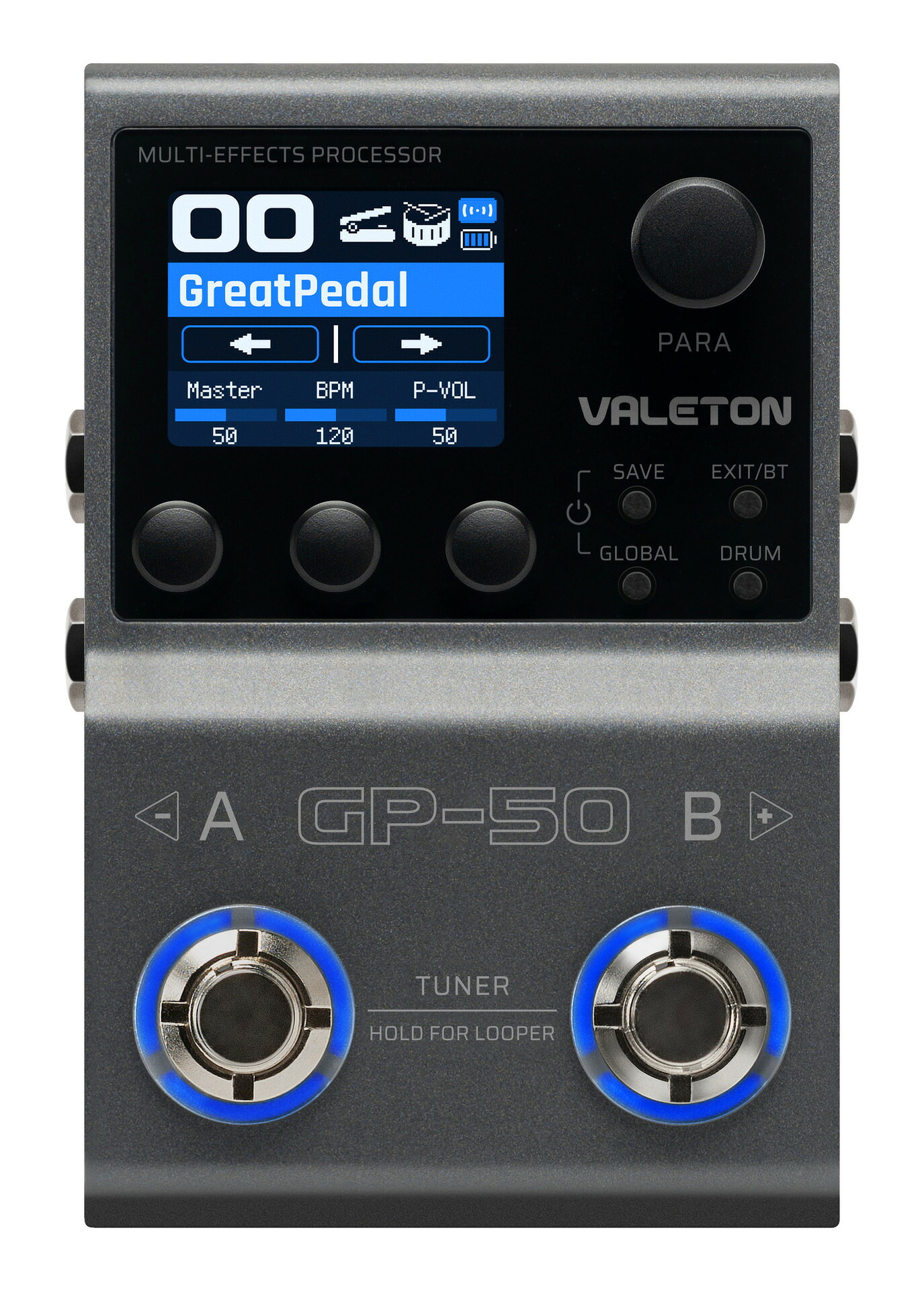 【送料込】Valeton GP-50 ヴェイルトン コンパクト マルチエフェクター バレトン