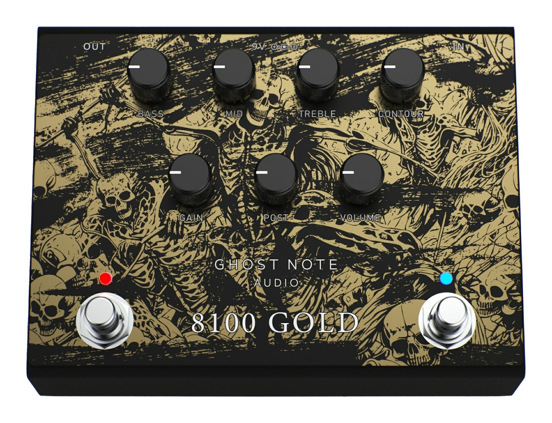 【ご予約商品:4/24発売】【送料込】Ghost Note Audio 8100 GOLD ゴーストノート オーディオ ハイゲイン ディストーション/プリアンプ