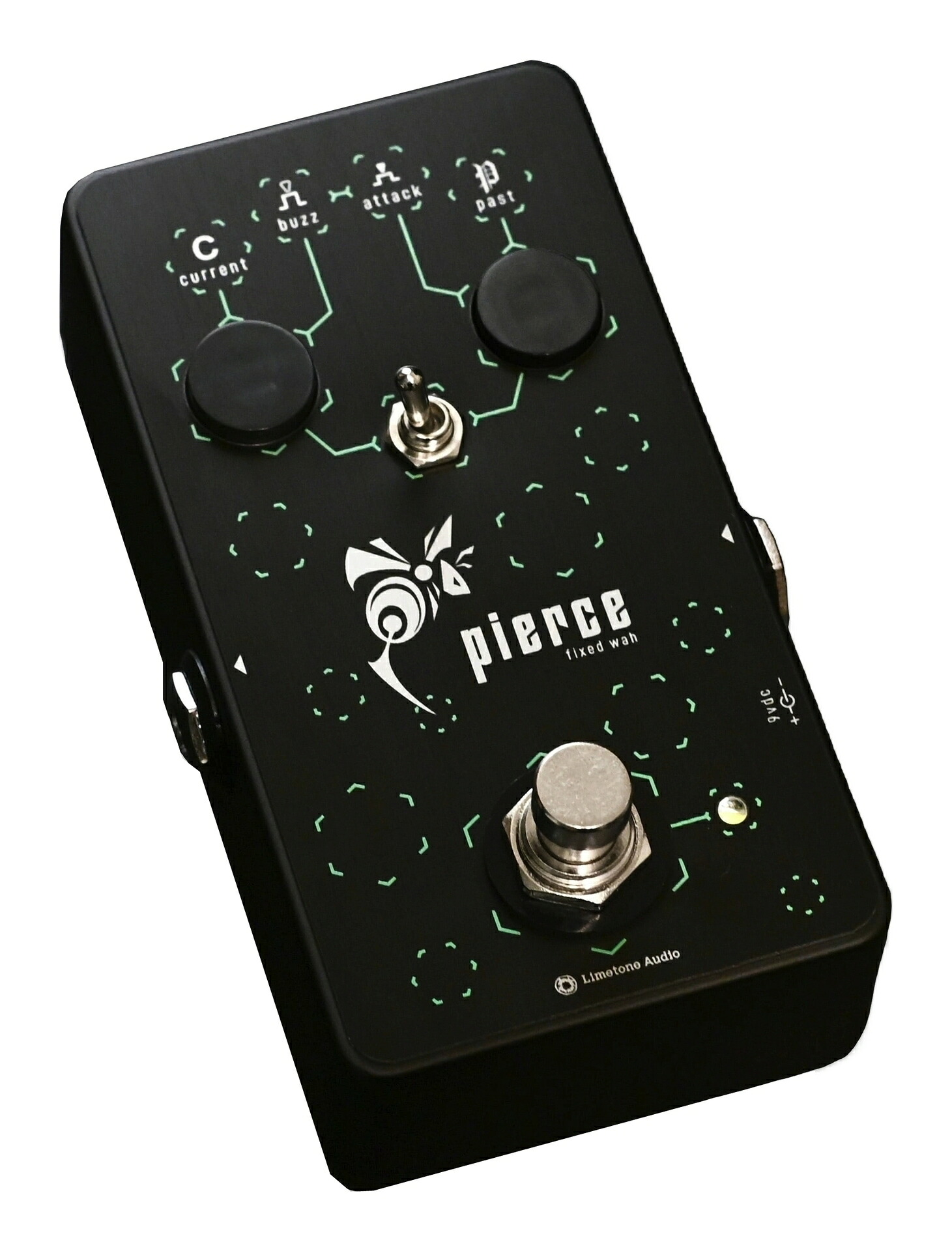【送料込】Limetone Audio pierce 半止めワウサウンド Fixed Wah ペダル