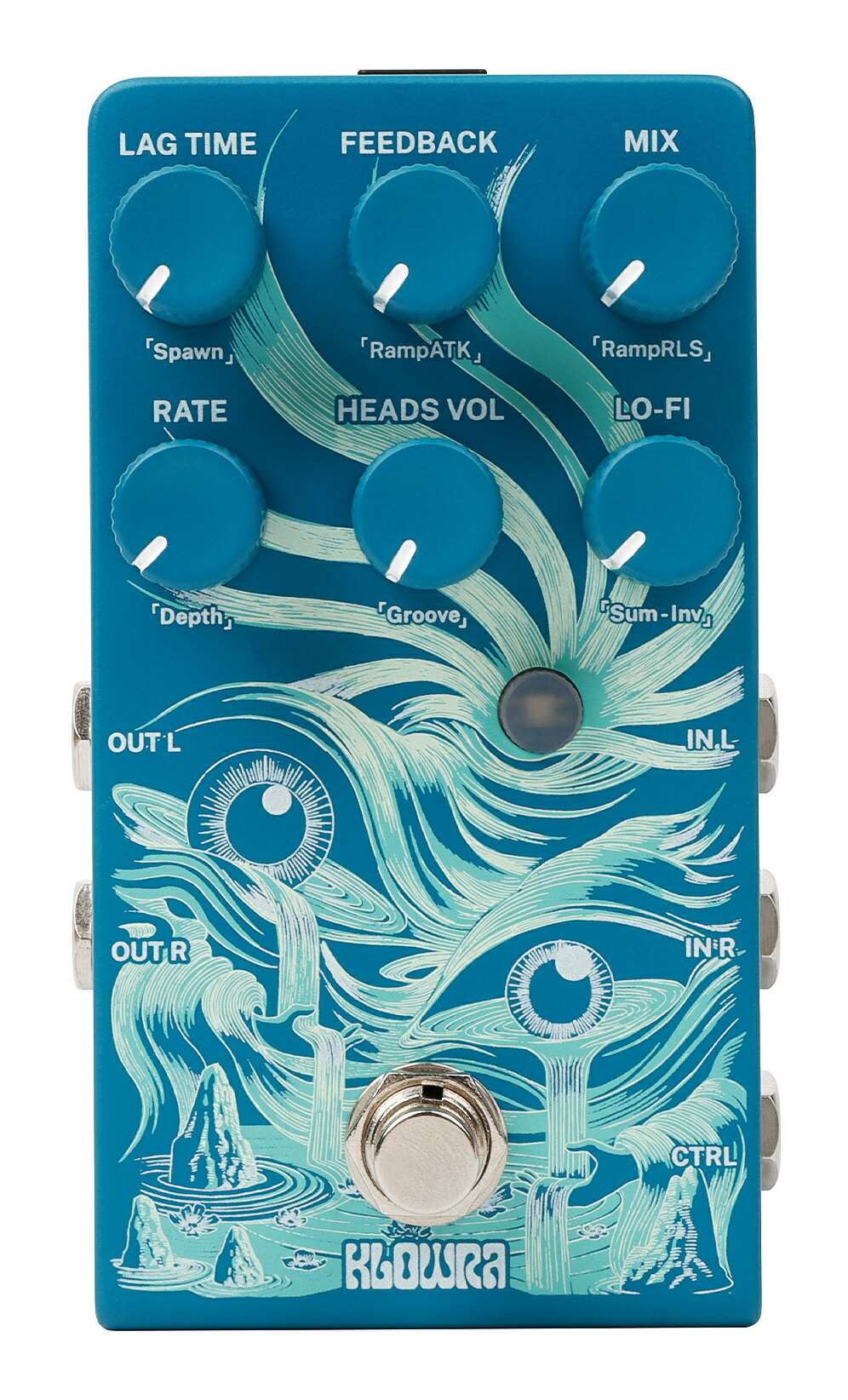 【電源アダプタープレゼント!】【送料込】KLOWRA KBS-05 / Rilum Multi-head Delay クロウラ マルチヘッドディレイ＆モジュレーション｜愛曲楽器バーゲンセンター