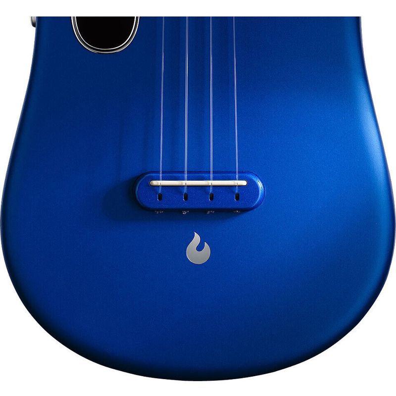 【送料込】LAVAMUSICLAVAU23インチFreeBoostSparkleBlueピックアップ搭載エレクトリックコンサートウクレレ【smtb-TK】