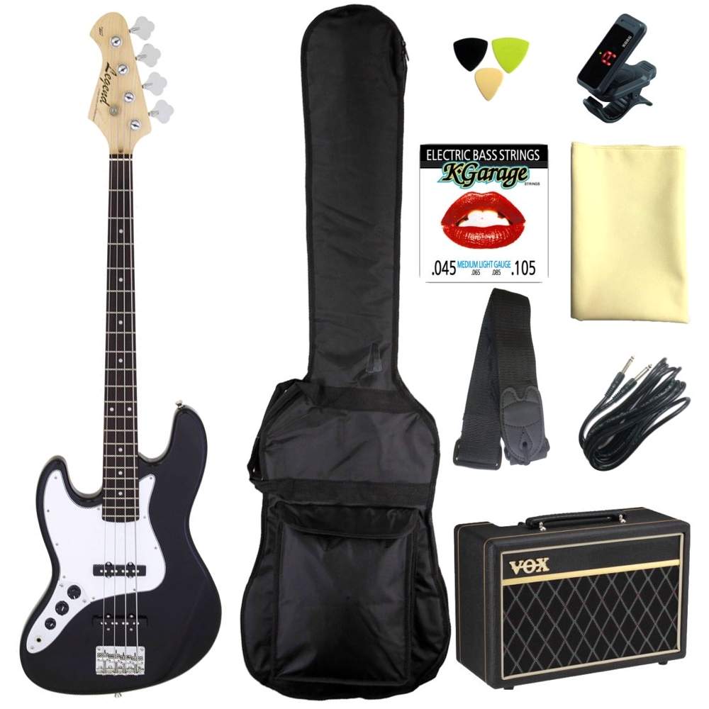 【送料込】【定番9点セット/VOXアンプ】Legend レジェンド LJB-Z L/H BK(Black) ジャズベース エレキベース 初心者セット 入門セット｜愛曲楽器バーゲンセンター