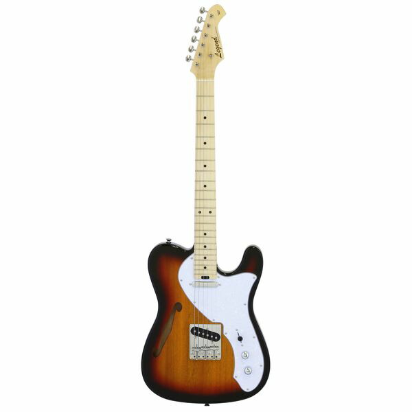 【送料込】【ケース付】Legend レジェンド LTE-69TL 3TS 3-Tone Sunburst セミホロウボディ テレキャスタータイプ エレキギター 【ポイント5倍】 19,564円