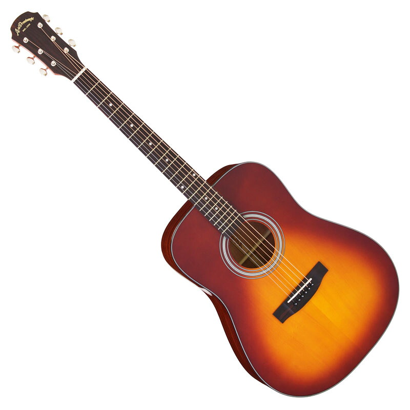 【ポイント5倍】【送料込】【ケース付】ARIA アリア AD-211 LH TS レフトハンドモデル トップ単板 アコースティックギター 左利き用
