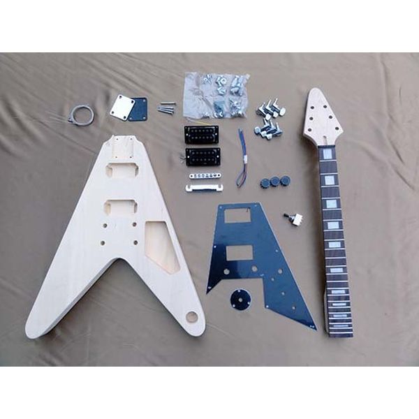 【送料込】HOSCO ホスコ ER-KIT-FV エレキギター/FVタイプ 組み立てキット ★難易度:中｜愛曲楽器バーゲンセンター