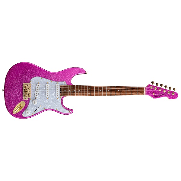 【送料込】GrassRoots G-SNAPPER-TO Twinkle Pink 大村孝佳 プロデュース ミニ・エレキギター【ポイント5倍】