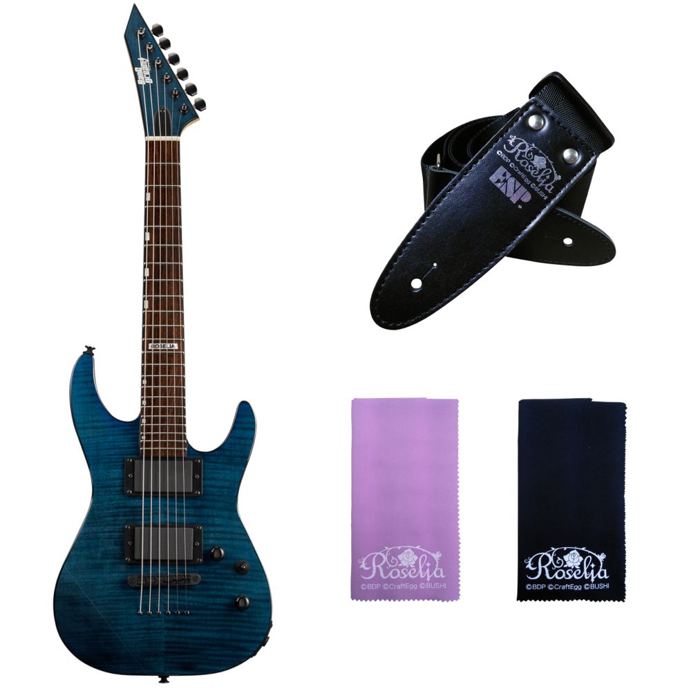 ポイント15倍 送料込 ギター ベース M Ii Roselia ストラップ クロス2種付 Esp バンドリ Bang Dream M Ii Sayo Mini ミニサイズ エレキギター Roselia 氷川紗夜 Smtb Tk 愛曲楽器バーゲンセンター