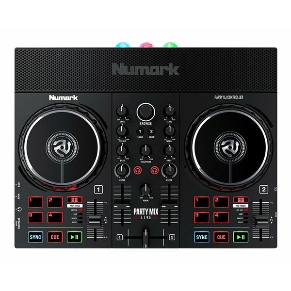 【値下げ】Numark Party Mix2 DJコントローラー 楽天市場】【送料込】Numark ヌマーク Party Mix II / LEDパーティ
