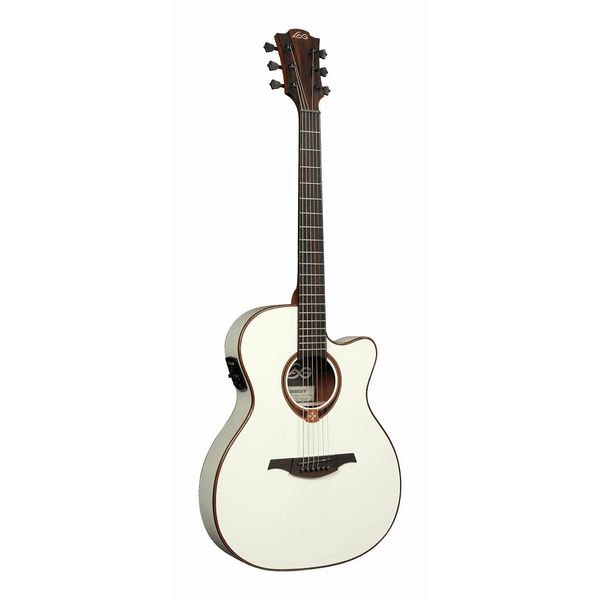 【送料込】【ケース付】LAG Guitars T118ASCE-IVO 薄胴ボディ エレアコ 【ポイント5倍】