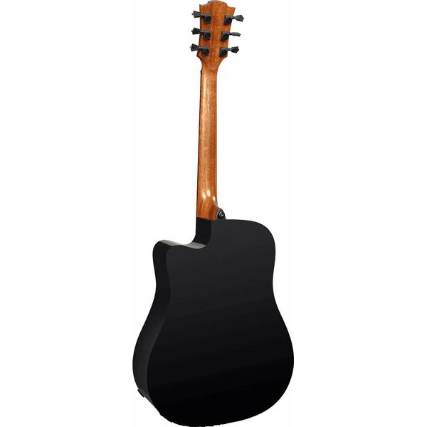 LAG Guitars T118DCE-BLK エレアコ ドレッドノートタイプ カッタウェイ