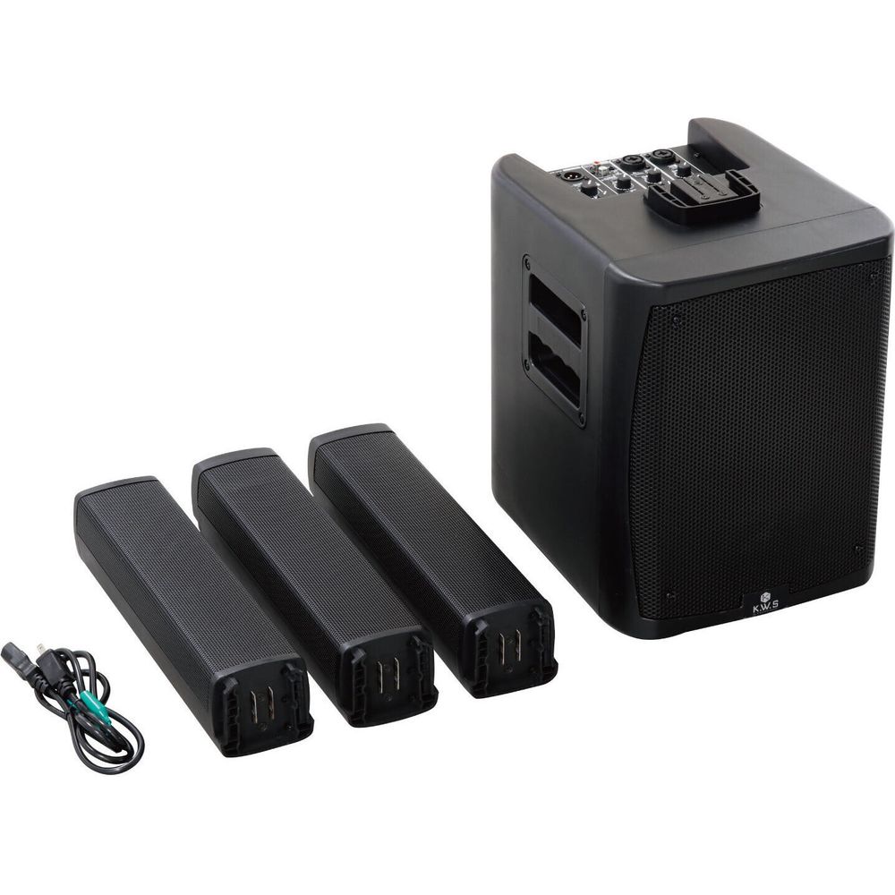 【送料込】K.W.SC-Porter200BTポータブルPAシステム200WBluetooth対応コラムスピーカーKIKUTANI【smtb-TK】