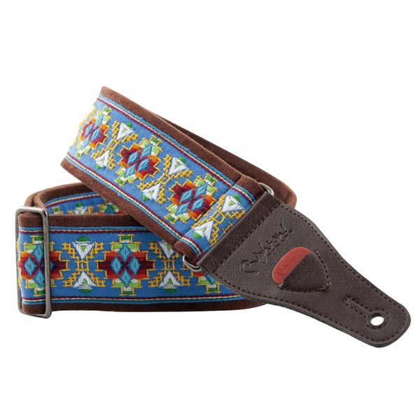 【ポイント5倍】【送料込】RightOn! STRAPS LOLLAPALOOZA II BLUE ギター/ベース用ストラップ