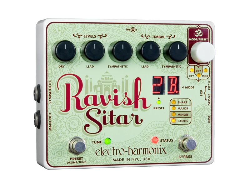 【ポイント5倍】【送料込】【国内正規品】electro-harmonix エレクトロハーモニックス RAVISH SITAR シタール エフェクト ペダル