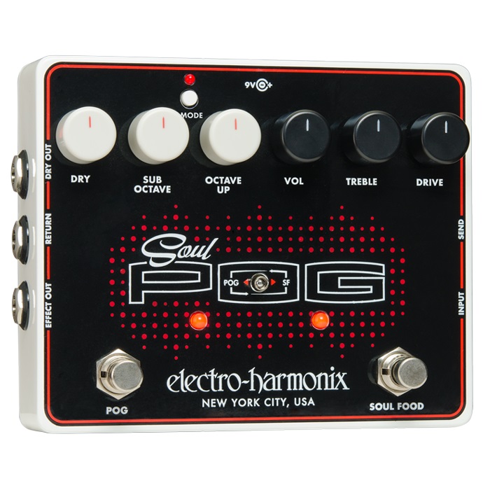 【送料込】【国内正規品】ELECTRO HARMONIX Soul POG オーバードライブ + オクターブペダル Nano POG + Soul Food【ポイント5倍】