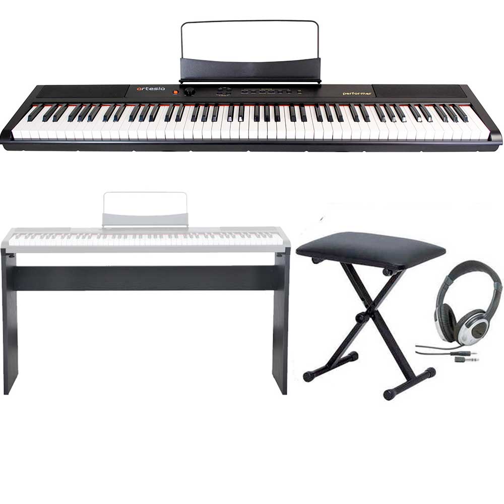 artesia アルテシア Performer BK 電子ピアノ ベロシティーセンシティビティ鍵盤 デジタルピアノ