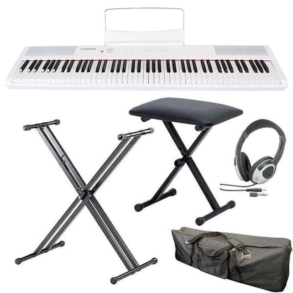 楽天市場】artesia FUN-1/WH 新品 61鍵盤キッズピアノ[アルテシア